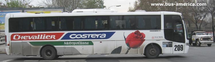 Volvo - Busscar El Buss 340 (en Argentina) - Costera Metropolitana
