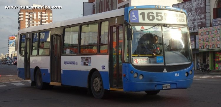 Agrale MT 15.0 LE - Todo Bus Pompeya - Exp. Lomas
¿JGI892?

Línea 165 (Buenos Aires), interno 184
