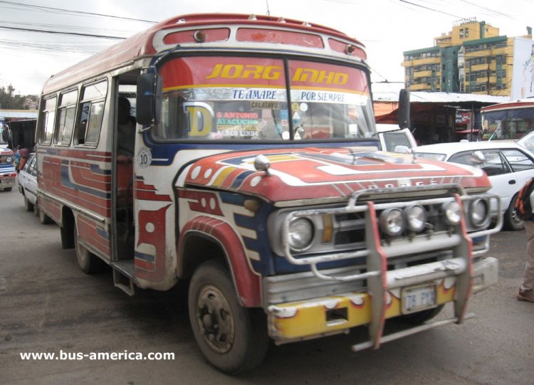 Dodge D - Sindicato Ciudad de Cochabamba
178PYX
