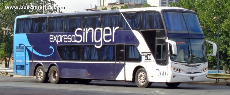 Mercedes-Benz O-500 RSD - Marcopolo Paradiso 1800 DD G6 (en Argentina) - Expreso Singer
HIE 783
[url=https://bus-america.com/galeria/displayimage.php?pid=26265]https://bus-america.com/galeria/displayimage.php?pid=26265[/url]

Exp. Singer, interno 760
