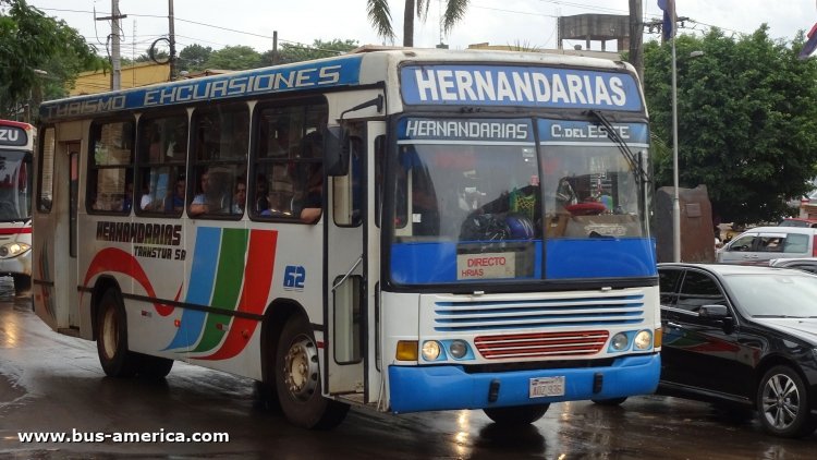 Mercedes-Benz OF - Marcopolo Torino GV (en Paraguay) - Hernandarias Trans Tur 
AOZ 936

Hernandarias (Ciudad del Este), unidad 62



Archivo originalmente posteado en 2019
