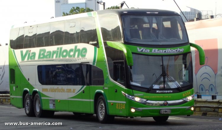 Scania K 380 - Marcopolo Paradiso G7 1800 DD (en Argentina) - Vía Bariloche
MIG248

Vía Bariloche 8334
