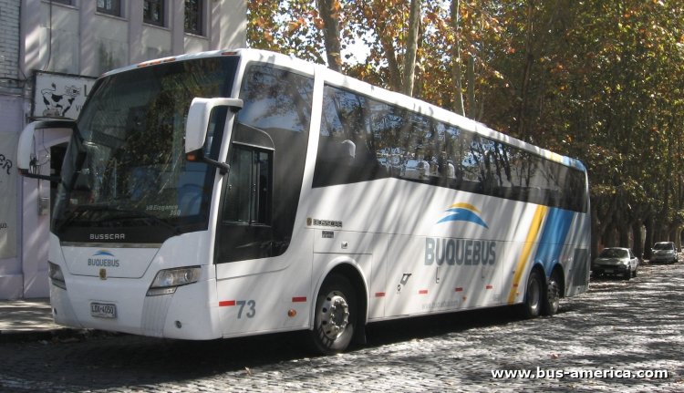 Scania K 420 - Busscar VB Elegance 360 (en Uruguay) - Buquebus
LDA4050

Buquebus (Los Cipreses), interno 73
Servicio de combinación automotor-fluvial
