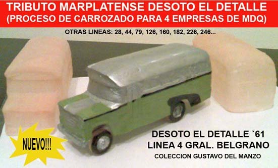 MAQUETAS EL DETALLE`61, DESOTO, FARGO, DODGE, VARIAS LINEAS
