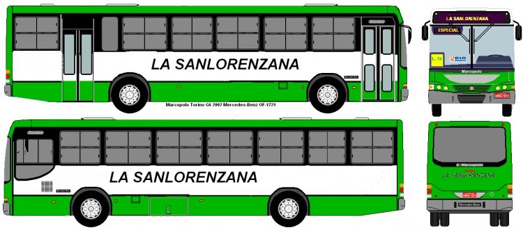 Marcopolo Torino G6 (para Paraguay)
diseño bus
