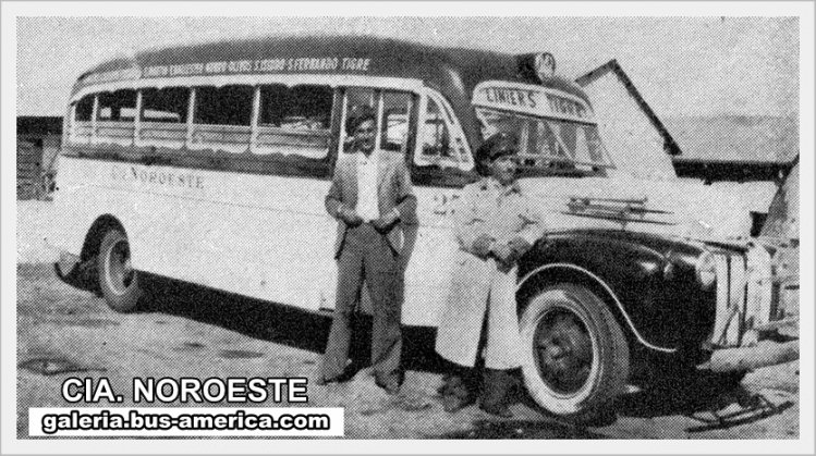 Ford (F.M.C.) - Puletti - Compañía Noroeste
Línea 143 (Prov. Buenos Aires), interno 23
Compañía Noroeste (hoy 343)
