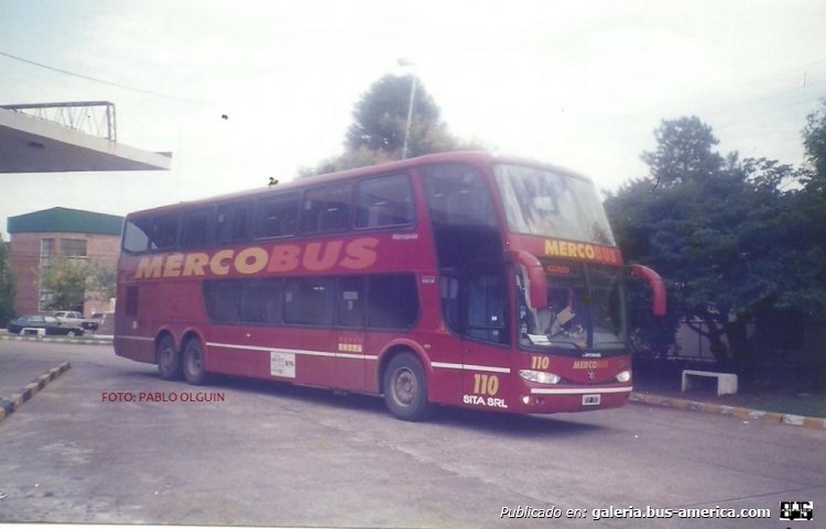 Scania K 420 - Marcopolo Paradiso G6 1800 DD (en Argentina) Mercobus
FLF748
[url=http://galeria.bus-america.com/displayimage.php?pid=42983]http://galeria.bus-america.com/displayimage.php?pid=42983[/url]

Interno 110

Fotografía: Pablo Olguín
