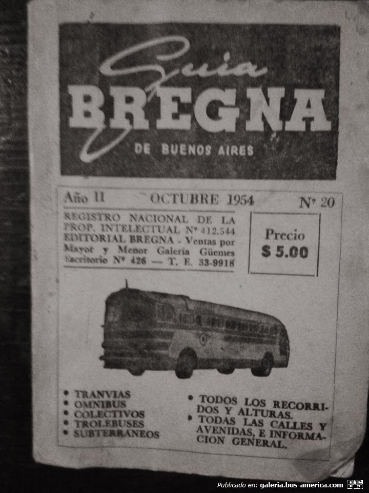 Beck Mainliner (en Argentina) - Manuel Tienda León
Guía Bregna
