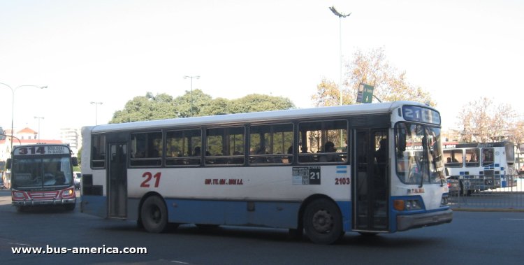 El Detalle OA 101 - Tte.Gral.Roca
Línea 21 (Buenos Aires), interno 2103
