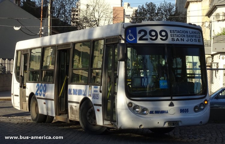 Agrale MT 12.0 LE - Metalpar Tronador - Gral. Tomás Guido
JCH 580

Línea 299 (Prov. Buenos Aires), interno 9605
