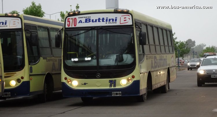 Mercedes-Benz OF 1417 - Metalpar Tronador - A.Buttini
GEC 317

Línea 548 (San Rafael), interno 71
