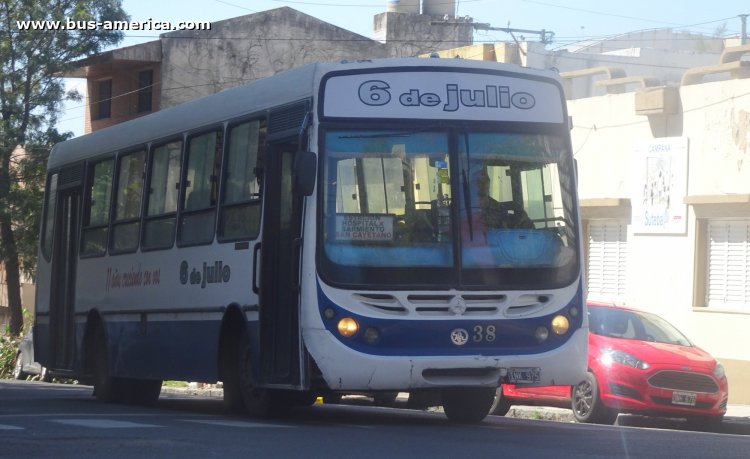 Mercedes-Benz OF 1418 - Metalpar Tronador - Coop. 6 de Julio
INK 975

Coop. 6 de Julio (Pdo. Campana), interno 38

