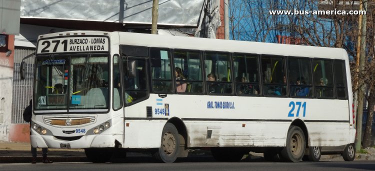 Mercedes-Benz OF 1722 - Metalpar Tronador 2010 - Gral. Tomás Guido
MAH 440

Línea 271 (Prov. Buenos Aires), interno 9548


Archivo originalmente posteado en junio de 2018
