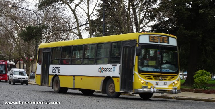 Mercedes-Benz OF 1722 - Metalpar Tronador - Expreso
IVF 138

Línea Este (503, Partido de La Plata) recorrido 14, interno 53
