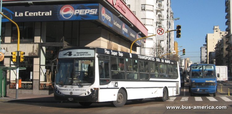 Mercedes Benz OH 1721 L SB - Metalpar Tango - Sol de Mayo
CUU 896

Línea 4 (Buenos Aires), interno 27
