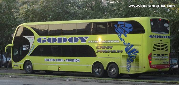 Mercedes-Benz O 500 RSD - Niccoló New Concept 2250 Isidro - Godoy Internacional
PGU 355
[url=https://bus-america.com/galeria/displayimage.php?pid=62471]https://bus-america.com/galeria/displayimage.php?pid=62471[/url]
[url=https://bus-america.com/galeria/displayimage.php?pid=62472]https://bus-america.com/galeria/displayimage.php?pid=62472[/url]

Godoy, interno 43516
Línea internacional entre Argentina & Paraguay
