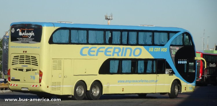 Mercedes-Benz O 500 RSD - Niccolo Isidro New Concept 2250 26-110 - Ceferino , Fredes
AA 157 MY
[url=https://bus-america.com/galeria/displayimage.php?pid=64609]https://bus-america.com/galeria/displayimage.php?pid=64609[/url]
[url=https://bus-america.com/galeria/displayimage.php?pid=64611]https://bus-america.com/galeria/displayimage.php?pid=64611[/url]

Ceferino, interno 78
Al servicio de Fredes Turismo
