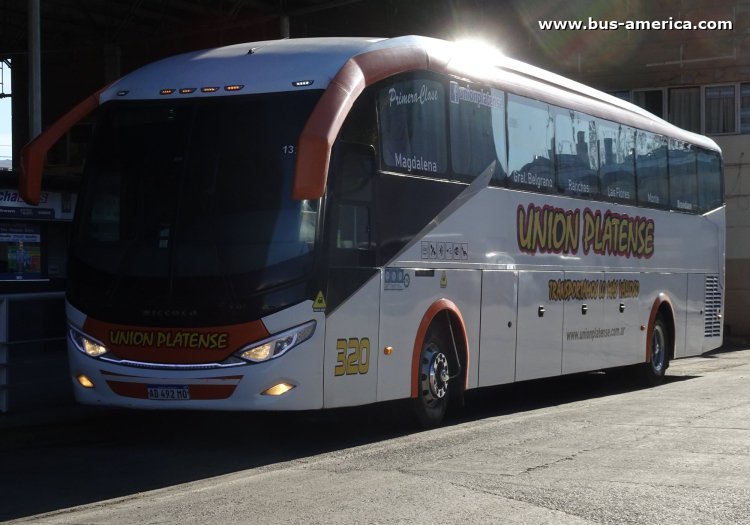 Mercedes-Benz O 500 R - Niccoló Avanti - Unión Platense
AD 492 MO
[url=https://bus-america.com/galeria/displayimage.php?pid=66886]https://bus-america.com/galeria/displayimage.php?pid=66886[/url]
[url=https://bus-america.com/galeria/displayimage.php?pid=66887]https://bus-america.com/galeria/displayimage.php?pid=66887[/url]

Línea 290 (Prov. Buenos Aires), interno 320 - 1321
