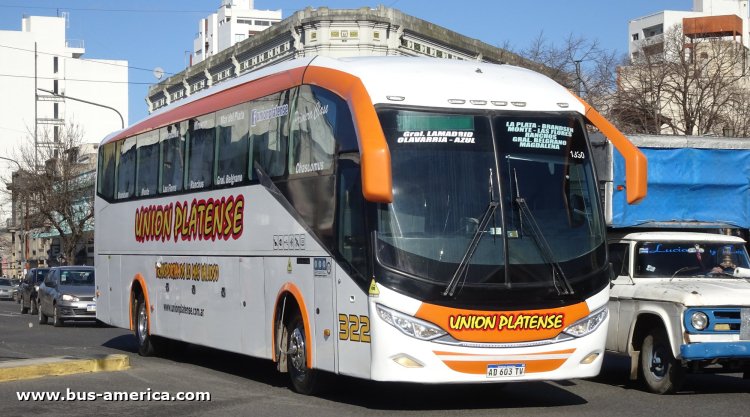 Mercedes-Benz O 500 R - Niccoló Avanti - Unión Platense
AD 603 TV
[url=https://bus-america.com/galeria/displayimage.php?pid=64628]https://bus-america.com/galeria/displayimage.php?pid=64628[/url]

Línea 340 (Prov. Buenos Aires), interno 322 - 1330
