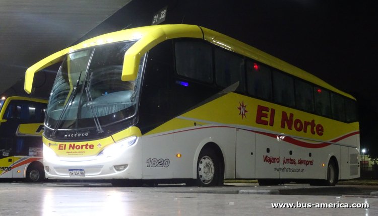 Scania K 310 B - Niccoló Avanti 26-141 - El Norte
AF 134 WH
[url=https://bus-america.com/galeria/displayimage.php?pid=60810]https://bus-america.com/galeria/displayimage.php?pid=60810[/url]

PP 98 (Prov. Santa Fe), interno 1820
