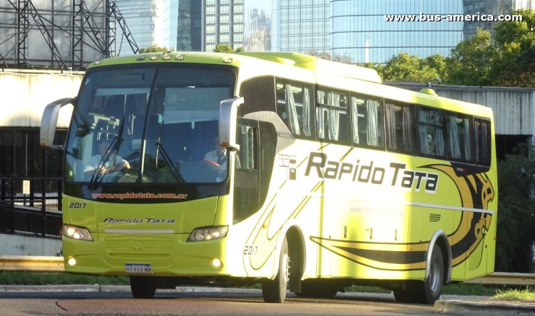Scania K 310 B - Saldivia Aries GT 365 - Rápido TATA
AA 658 WO
[url=https://bus-america.com/galeria/displayimage.php?pid=64495]https://bus-america.com/galeria/displayimage.php?pid=64495[/url]

Rápido TATA, interno 2017
