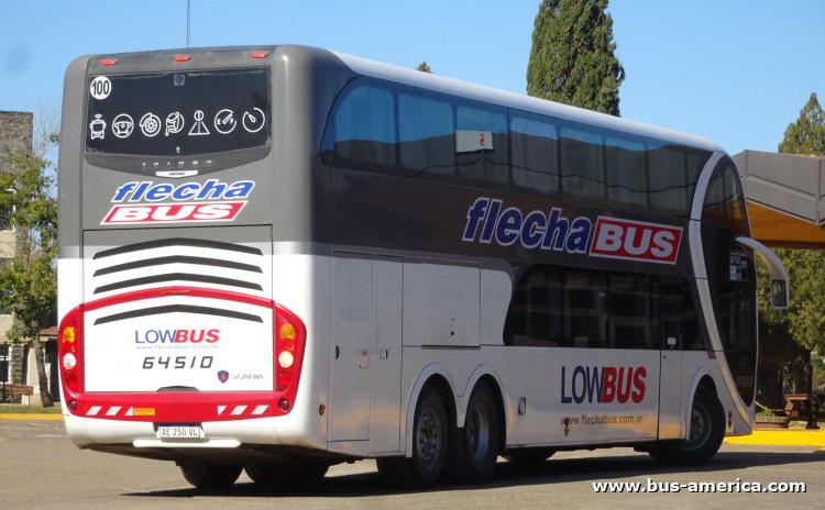 Scania K 400 B - Niccoló New Concept 2250 Isidro - Flecha Bus
AE 250 VL
[url=https://bus-america.com/galeria/displayimage.php?pid=57741]https://bus-america.com/galeria/displayimage.php?pid=57741[/url]

Flechabus, interno 64510
