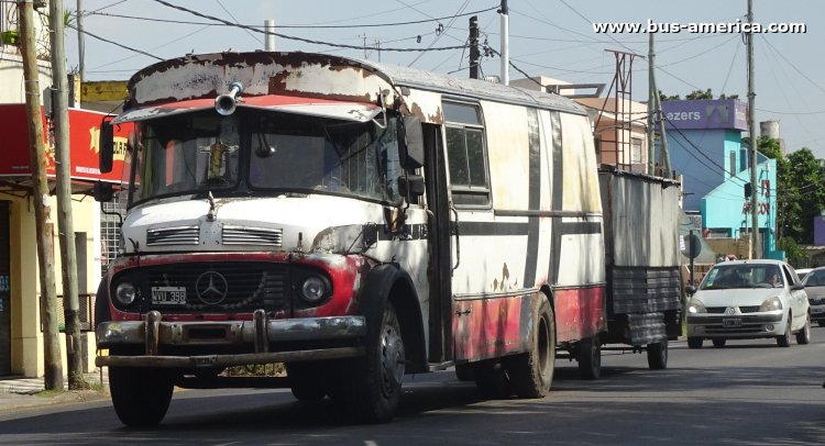 Mercedes-Benz LO 1114 - San Miguel
WVU 398 - ex patente C.1089894

Ex líneas 511, 512, 717 (Mar del Plata), interno 30
