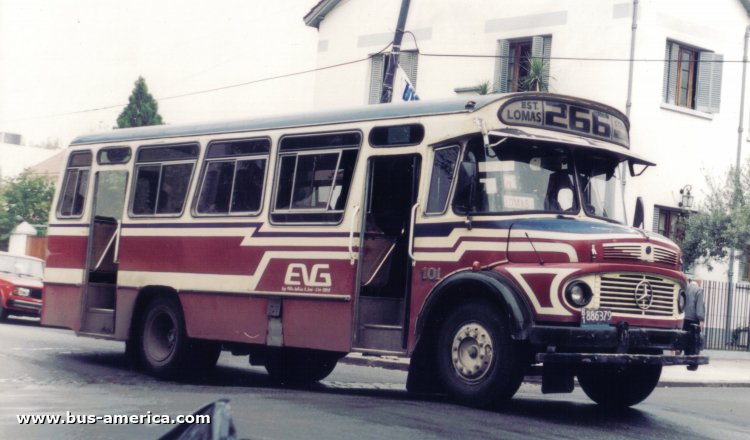 Mercedes-Benz LO 1114 - Splendid 2-82 - EVG
B.1886379

Línea 266 (Prov. Buenos Aires), interno 101
