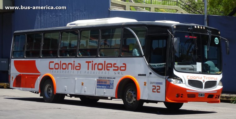 Mercedes-Benz OH 1518 - ArMar Medea - Cnia. Tirolesa
LWY 555

Colonia Tirolesa (Prov. Córdoba), interno 22
