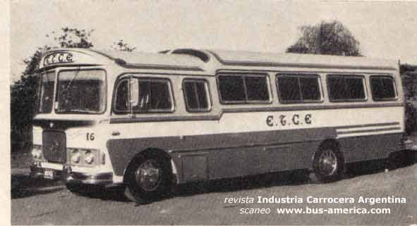 Mercedes-Benz LO 1114 frontalizado - Andrekevich - E.T.C.E.
Fotografía    : carrocerías Andrekevich
Publicado en : revista Industria Carrocera Argentina
