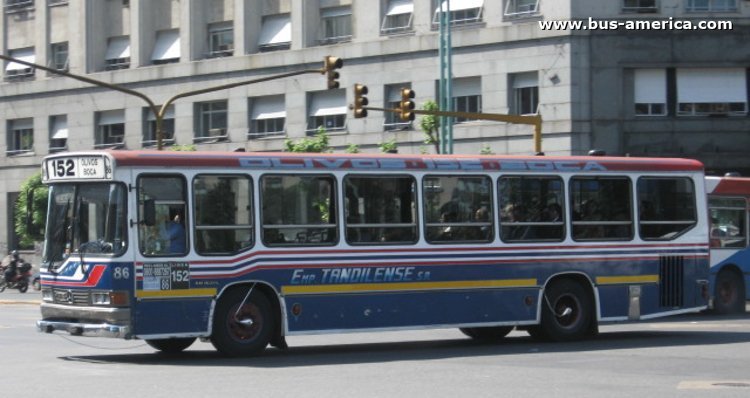 Mercedes-Benz OH 1621 L - San Juan - Tandilense
Línea 152 (Buenos Aires), interno 86
