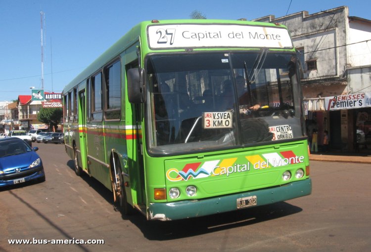 Mercedes-Benz OH 1621 L - Marcopolo GV Torino - Capital del Monte
DJA 302

Línea 3 (Oberá), interno 27
