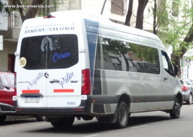 Mercedes-Benz Sprinter 516 CDI - MAN
AE 197 FA
[url=https://bus-america.com/galeria/displayimage.php?pid=69019]https://bus-america.com/galeria/displayimage.php?pid=69019[/url]

¿MAN? (Prov.Sgo.del Esterio), interno 9


Horario noviembre 2024
Línea La Banda (Hospital) - Santiago del Estero - Bandera
Ida: ¿11:30?/12:00 ¿lunes a viernes?

Línea Santiago del Estero - Bandera
Vuelta: 6:00 ¿lunes a viernes?

