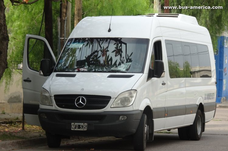 Mercedes-Benz Sprinter 515 CDI - La Morenita
NFD 535
[url=https://bus-america.com/galeria/displayimage.php?pid=67794]https://bus-america.com/galeria/displayimage.php?pid=67794[/url]

La Morenita (Prov.Sgo. del Estero)
