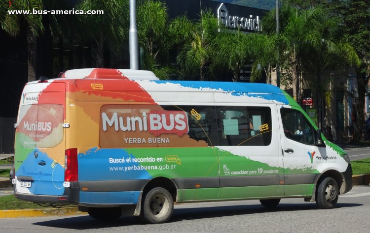 Mercedes-Benz Sprinter 516 CDI - Munibus
AF 011 WH
[url=https://bus-america.com/galeria/displayimage.php?pid=63981]https://bus-america.com/galeria/displayimage.php?pid=63981[/url]

Línea Naranja (Yerba Buena)
