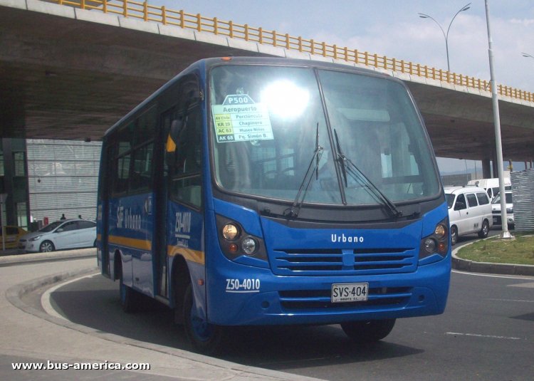 Busscar Fussion - SITP Urbano , Gmovil
SVS-404

Ruta P500 (Bogotá), unidad Z50-401
