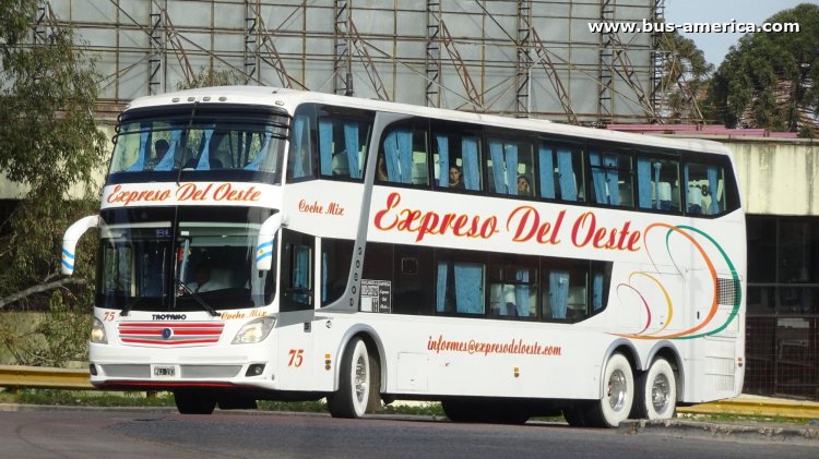 Scania K 410 - J.Troyano Calixto - Exp. del Oeste
MVJ 193
[url=https://bus-america.com/galeria/displayimage.php?pid=42457]https://bus-america.com/galeria/displayimage.php?pid=42457[/url]

Expreso del Oeste, interno 75
