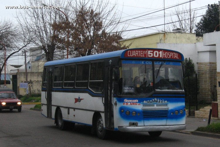 Mercedes-Benz OF 1215 - San Juan - 11 de Junio
WYF 734 - ex patente D.042352

Línea 501 (Pdo.Luján), interno 4
