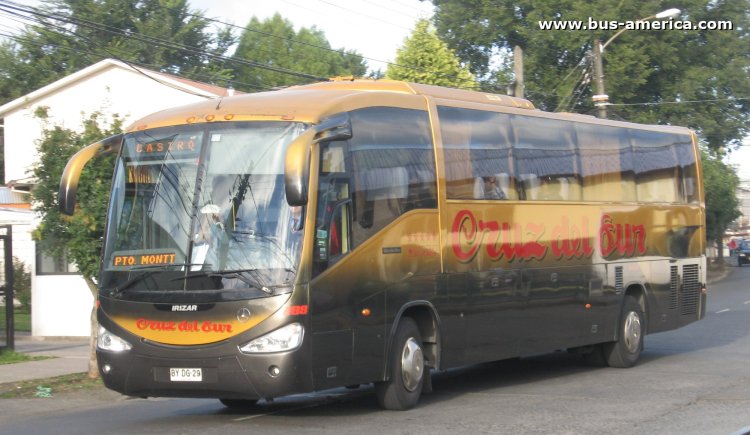Mercedes-Benz O 500 RS - Irizar New Century (en Chile) - Cruz Del Sur
BY-DG-29

Cruz del Sur, unidad 288
