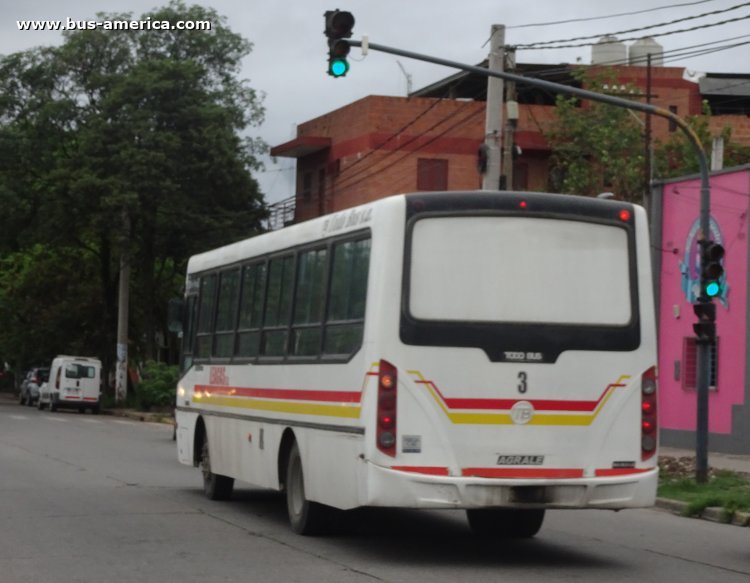 Agrale MA 15.0 - Todo Bus San Telmo II - Leagas
Línea 110 (Prov.Tucumán), interno 3
