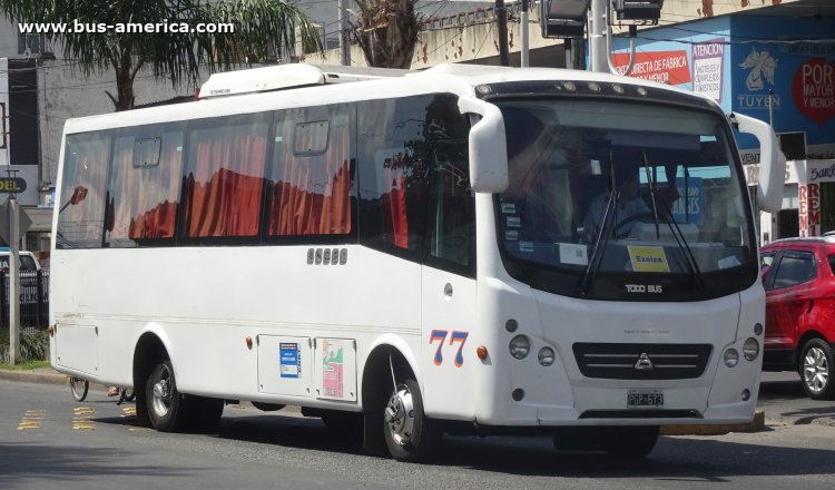 Agrale MA 10.0 - Todo Bus Zafiro - Ariel José Tundis
PGP 673

Línea Liniers-Ezeiza (Buenos Aires, oferta libre), interno 77
