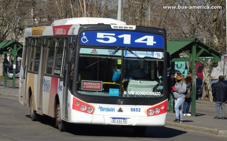 Agrale MT 15.0 LE - Todo Bus Pompeya III - UT Larrazabal , Autobuses Bs.As.
AC 616 YG
[url=https://bus-america.com/galeria/displayimage.php?pid=52819]https://bus-america.com/galeria/displayimage.php?pid=52819[/url]

Línea 514 (Pdo. Alte. Brown), interno 5652
