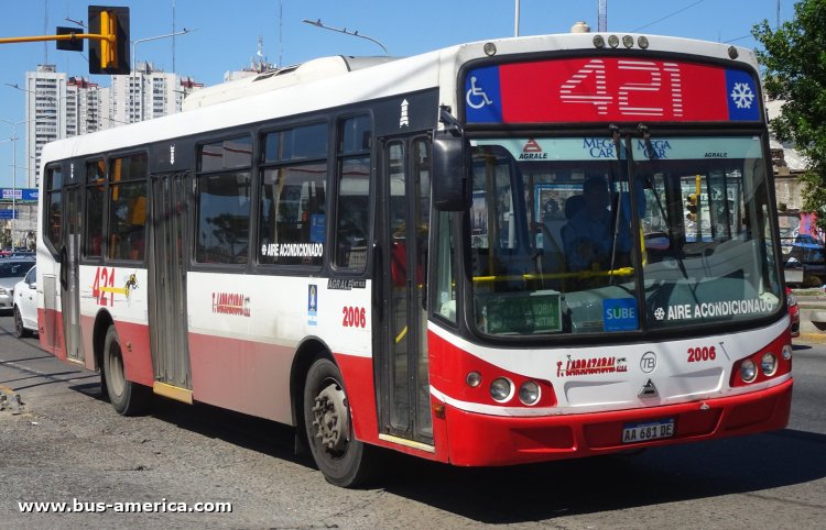 Agrale MT 15.0 LE - Todo Bus Pompeya II TB-23/16 - Larrazabal
AA 681 DE

Línea 421 (Prov.Buenos Aires), interno 2006
