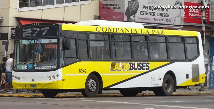 Agrale MT 15.0 LE - Todo Bus Pompeya II - Cía. La Paz , Autobuses
NXI 036

Línea 277 (Prov. Santa Fe), interno 8242
