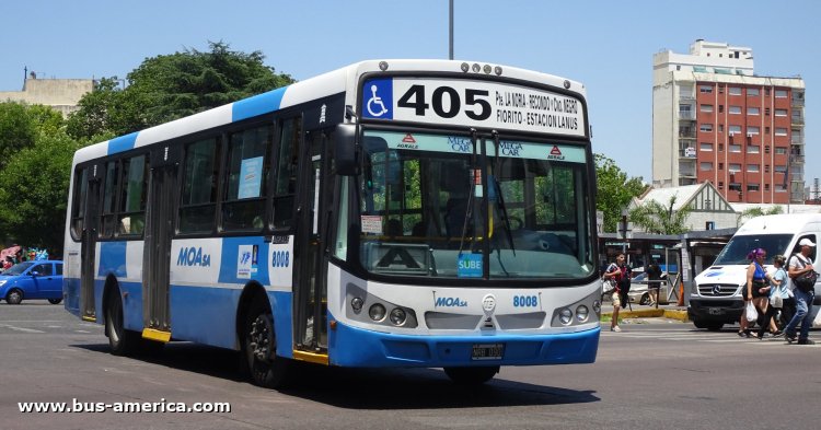 Agrale MT 15.0 LE - Todo Bus Pompeya II - MOA
NRB 090

Línea 405 (Prov. Buenos Aires), interno 8008
