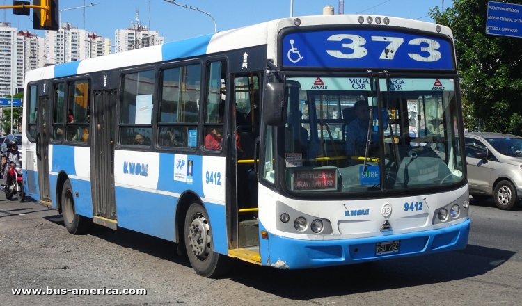 Agrale MT 15.0 LE - Todo Bus Pompeya II - Gral. Tomas Guido
NSU 264

Línea 373 (Prov. Buenos Aires), interno 9412
