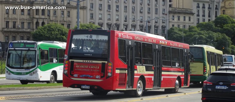 Agrale MT 15.0 LE - Todo Bus Retiro TB-38/21 - QC
AE 830 AW

Línea 103 (Buenos Aires), interno 46
