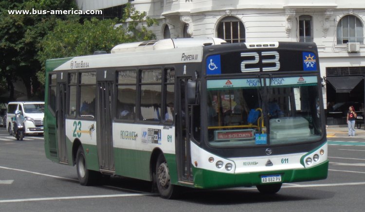 Agrale MT 15.0 LE - Todo Bus Pompeya III TB-23/16 - Rio Grande
AD 882 PV
[url=https://bus-america.com/galeria/displayimage.php?pid=69007]https://bus-america.com/galeria/displayimage.php?pid=69007[/url]

Línea 23 (Buenos Aires), interno 611
