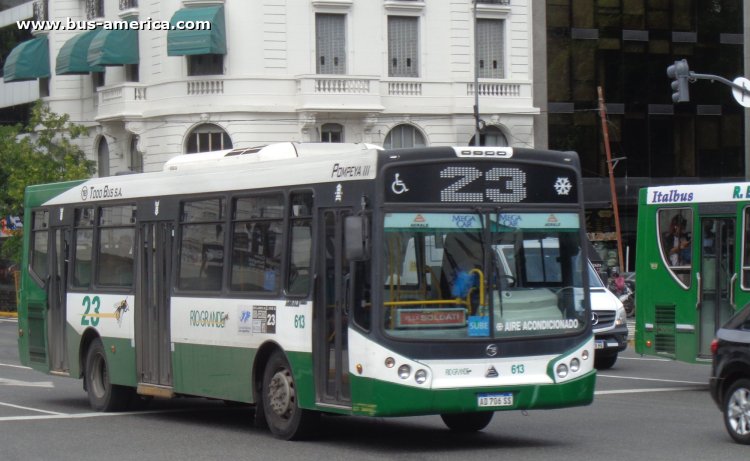 Agrale MT 15.0 LE - Todo Bus Pompeya III TB-23/16 - Rio Grande
AD 706 SS
[url=https://bus-america.com/galeria/displayimage.php?pid=69010]https://bus-america.com/galeria/displayimage.php?pid=69010[/url]

Línea 23 (Buenos Aires), interno 613
