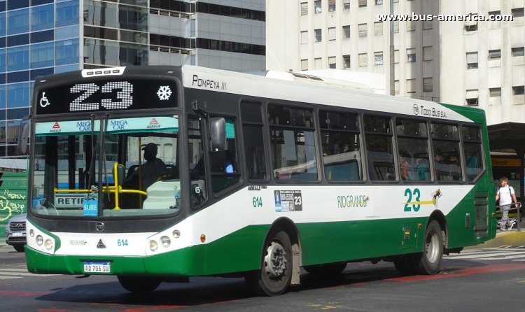 Agrale MT 15.0 LE - Todo Bus Pompeya III TB-23/16 - Rio Grande
AD 706 SU
[url=https://bus-america.com/galeria/displayimage.php?pid=69013]https://bus-america.com/galeria/displayimage.php?pid=69013[/url]

Línea 23 (Buenos Aires), interno 614
